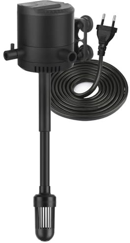 ITIY Acquario Pompa Filtro, Silenzioso 25W 2000L/H Fish Tank Filter, con Tubo di aspirazione Retrattile per 300-500L Fish Tank