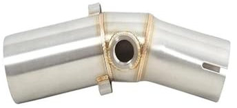 Motorrad Auspuffendschalldämpfer Für ER6N ER650 2005-2011 ER6F EX650 2006-2011 Motorradauspuff Mittelrohr Mittelschalldämpfer Motorrad Auspuffrohr