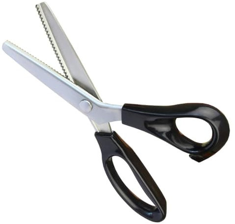 HAPINARY Zackenschere Schneiderschere Aus Edelstahl Scharfe Bastelschere Mit Ergonomischem Griff Für Stoff Papier Und Handarbeit Geeignet