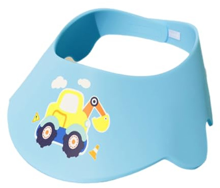 Gorro de Ducha para Bebés y Niños Pequeños, Gorro Ducha Niños, Sombrero Baño Bebé, Ajustable Visera Champu Gorra Bebé Impermeable, Protege Los ojos y las orejas para Niños Bebés
