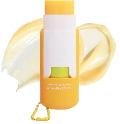 Bálsamo Para Labios Nutritivo 46g Barra De Labios Incolora | Con Cadena de Cuentas Bálsamo Reparador Labial para Mujeres Jóvenes Familia Amigos Invierno Clima Frío Maquillaje Nocturno