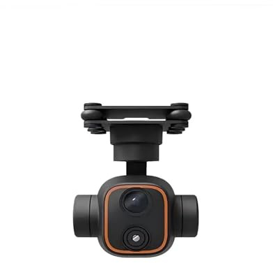 Drone Gimbal, Infrarot-Wärmebild-UAV Dual-Light-Schwenk-Neige-Kamera HD-Zoom AI-Tracking-Erkennung Drone Visible System, Kompatibel Mit DJI,Parts
