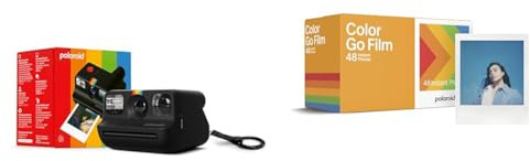 Polaroid Bundle Go Gen 2 Black + Black Clip + Go Film - 48 Photos (6packs)