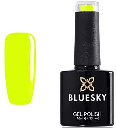 Bluesky NEON Lemon Drop Yellow Tastic NEON 08 Nail Gel Polish UV LED Soak Off 10ml