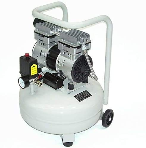 Druckluft Kompressor leise 40292 Flüsterkompressor 24 ltr ölfrei Luftkompressor AWZ