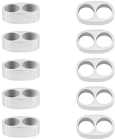 UNICRAFTALE 10St 4mm Klein Edelstahl Armband Abstandperlen 2 Loch Distanzperlen Metallperlen Metall Rechteck Erwachsene Perlen Für Lederschnur Armbänder Schmuckherstellung 7.5mm