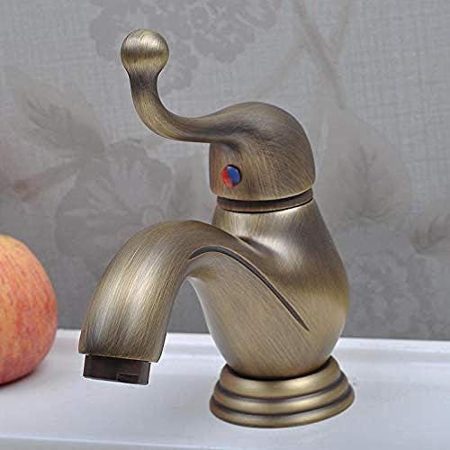 TAOZUYING Wasserhahn Edelstahl Chrom Badarmaturen Wasserhahn Europäischen Antik Kupfer Wasserhahn Becken Wasserhahn Home Wasserhahn Marriage