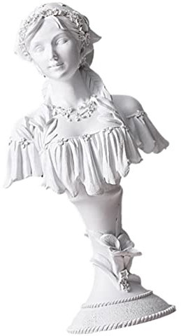 Yardwe Figurine De Femme Résine Statue Décorative De Jardin Ornement Chic pour Bureau Et Maison Idée Originale pour Emménager