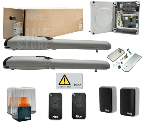 NICE WINGO KIT 4024 BD AUTOMAZIONE CANCELLO A BATTENTE FINO 2M 24V WINGO4024BDKCE