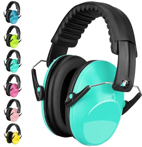 Kids Ear Defenders, Children Noise Cancelling Headphones for 3-16 Years | Ear Defenders Children,26dB SNR, Foldable, Adjustable,Hearing Protection for Kids Autism Earmuffs for Fireworks/Show/Concert