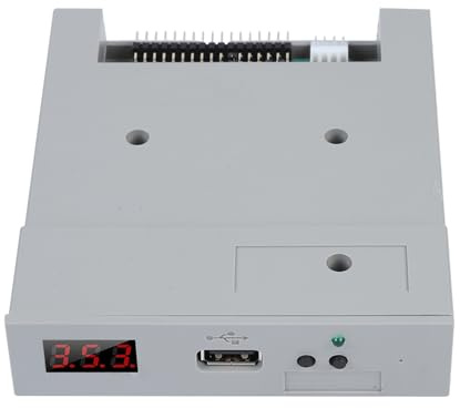 Émulateur de Lecteur de Disquette, SFR1M44‑U100 Émulateur Lecteur Disquette SSD USB 3,5 Pouces 1,44 Mo Pild and Play USB SSD Disc Disk Interface Connection pour Ordinateurs Portables Wins