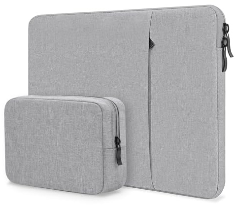 ProElife Sleeve Case with Small Bag for MacBook Neo 13 Accessory (Grey)