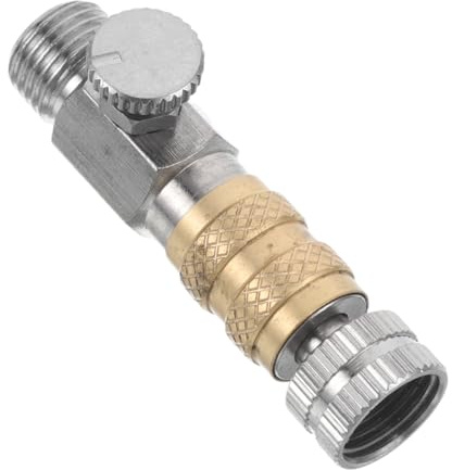Gogogmee Airbrush Schnellkupplungs Adapter Set mit Einstellbarem Luftstromregler Langlebige Druckluftanschlüsse für Kompressor und Schlauch Präzise Luftdruckkontrolle für Vielseitige