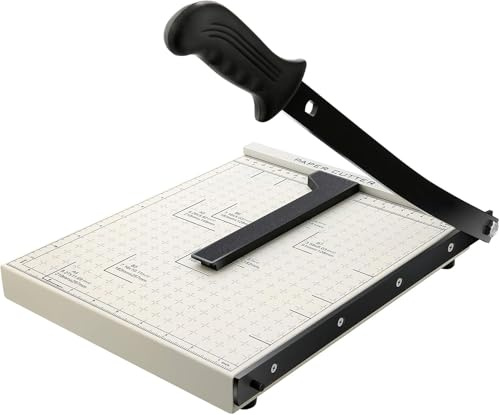 COOCHEER Paper Cutter Guillotine A4 10 Sheets-White