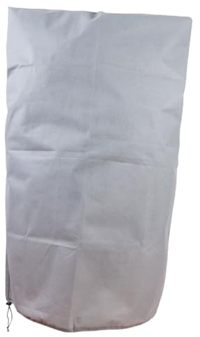 Lurrose Housse de Protection Non Tissée pour Plantes Cordon de Serrage Couverture D’Hiver 100X150 CM pour Arbustes et Arbres Fruitiers Protection Gel et Froid Respirante et Résistante