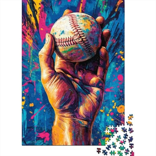 Künstlerisches Handball Kugel Puzzle für Erwachsene Papier Herausforderndes Spiel