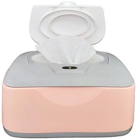 Baby Wet Wipes Warmer, Dispenser, Holder and Case - with Easy Press On/Off Switch, Only Available at Amazon