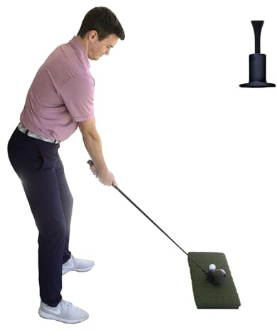 The Original Country Club Elite® von Real Feel Golf Mats® Schlagstreifen, 25,4 x 61 cm, robuste Übungsmatte, für echte Abschlagsmatten, nach unten und durchschauen, für drinnen und draußen