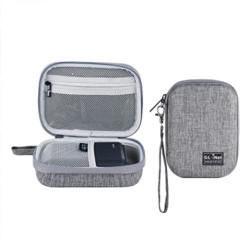 Gadget Organizer Case pour routeurs de Voyage GL-AXT1800/ MT1300/ SFT1200/ E750, chargeurs, câbles et Accessoires, Pochette Robuste et Durable, Sac à Main en EVA, Antichoc, résistant à l'eau (Grey)