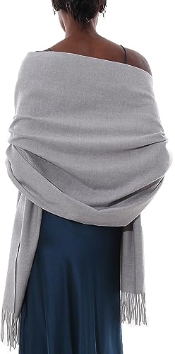 PIOYMEYA Schal Stola Festlich Fur Abendkleid Pashmina Schals Tücher für Damen Winter