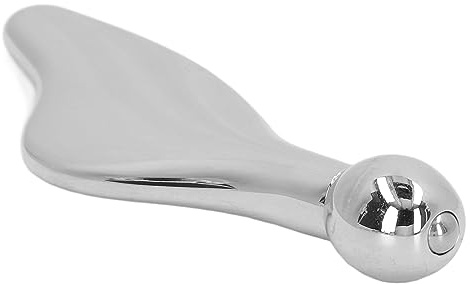 Gesichts-Gua-Sha-Roller, Gesichtspflege-Werkzeuge, Unzerbrechliche Kosmetikartikel aus Zinklegierung, Multifunktional, Fördern die Absorption, Facelifting-Gesichtsmassageroller, Geschenke für Frauen,