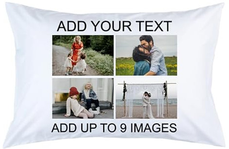 Customised Personalised Pillow Cover, Custom Name Cushion Case, Unique Handmade Decorative custom pillow, Personalised Gift Idea, add photo