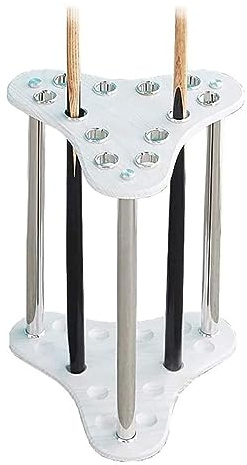 Pool-Queue-Rack, Pool-Queue-Halter, Pool-Queue-Ständer, Queue-Rack, freistehende Pool-Queue-Racks, Holz-Billard-Pool-Queue-Rack, Stockhalter für Schulen oder zu Hause, Pool-Stick-Halter, Billard-Que