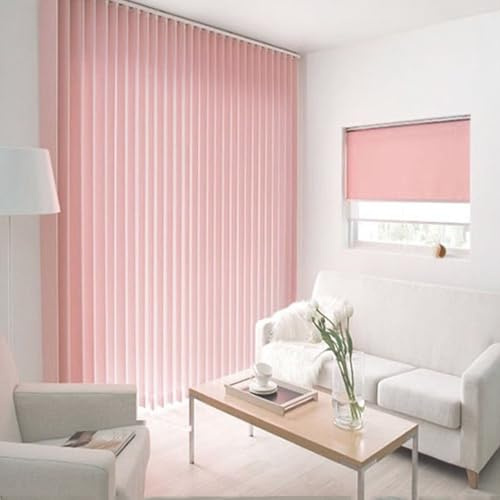 ShEyle Tenda a Strisce Verticali con Bande in Tessuto Poliestere da 98 mm,Tenda a Rullo per Interni Oscurante,per Patio Finestre,Misure e Colori Personalizzabili,Larghezza x Altezza (70cm x 180cm)