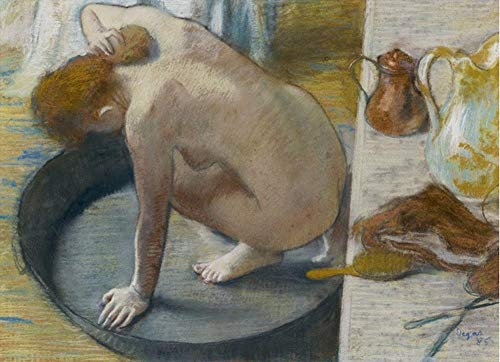 Toperfect 7 Gemälde The Tub Impressionismus Akt Ölkunst auf Leinwand, Berühmte Kunstwerke, Größe 04, €50-2000 Handgemalt von Lehrern der Kunstakademien