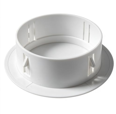 Tapa de agujero decorativo de pared, tapa redonda para agujero de aire acondicionado de 40-100mm (100mm)