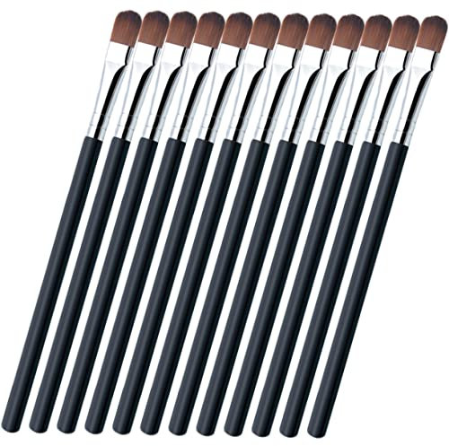 FOYTOKI Make up Pinsel 25 Stück Tragbar Lidschattenpinsel Dünner Eyelinerpinsel Augenbrauenbürste Für Damen Reise Und Professionelle Anwendung
