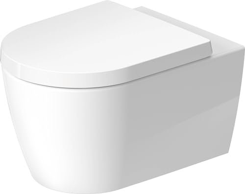 Duravit ME by Starck WC suspendu, rimless, chasse deau basse, HygieneGlaze, Durafix, blanc, 370 x 540 mm, 2584092000