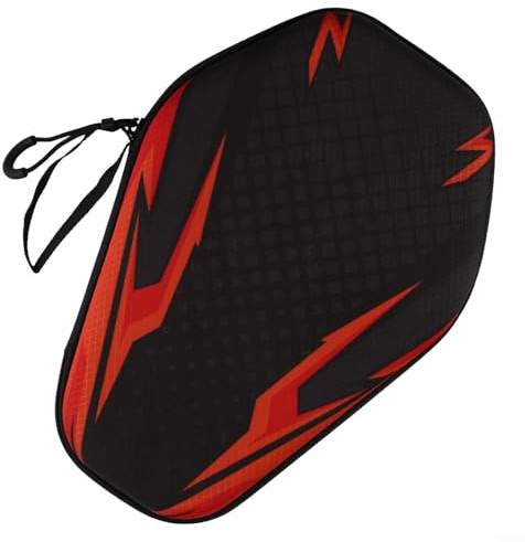 Besttoolifes Tischtennisschläger-Tasche, EVA-Hartschale, Tischtennis-Paddelbox, Aufbewahrungstasche, wasserdichte Hartschalenkoffer für Tischtennisschläger für 2 Tischtennisschläger und Bälle