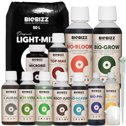 Weedness BioBizz Light Mix 50 L Set Extrem – Terreau haute performance pour culture intensive