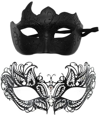 Generisch Spitzen-Maskerade-Maske, Maskenkostüm | Spitzen-Augenmaske,Maskenset für Sie und Ihn, Kostümzubehör für den Abschlussball, Karneval