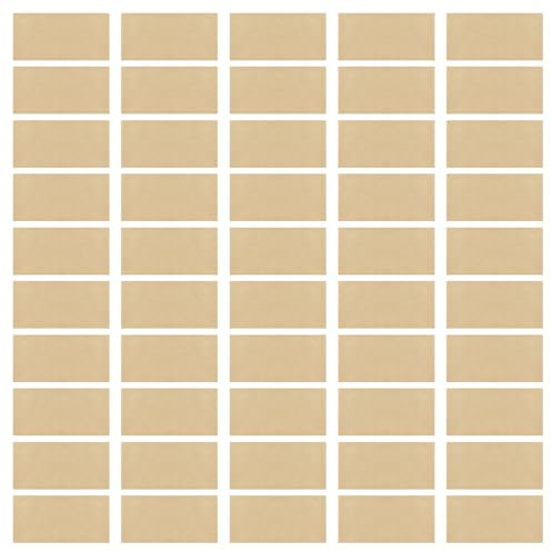 GAOSHA 50 Briefumschläge, 125 x 175 mm, 220 x 110 mm, Vintage-Umschläge, Geldumschläge für Babyparty, Hochzeit, Party, Einladung