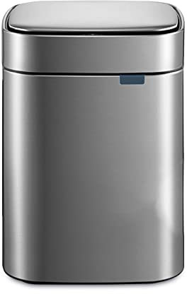 Pattumiera Da Ufficio 8l/12l Casa di Ricarica In Acciaio Inox Intelligente Pattumiera Automatica di Induzione Cucina Bidoni della Spazzatura Ufficio Camera Da Letto Cestino Della Carta Straccia per og