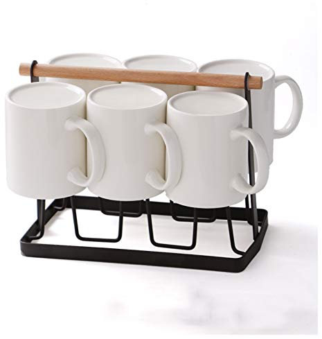 Tazza da caffè in Ceramica per Uso Domestico, Tazze da caffè nel Soggiorno con Ripiani, Tazze per Bevande da Festa, Tazze da Latte Personalizzate, Molto Adatte