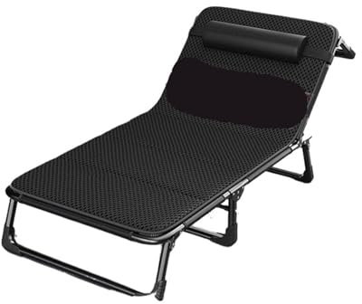 Lettino Da Campeggio Pieghevole Outdoor Folding Bed Single Bed Household Simple Nap Bed Outdoor Nap Bed Multi-functional Lounge Chair Camping Bed Per Pesca Giardino Campeggio Ufficio Letto Ospite(186c