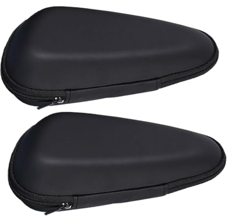 Ipetboom 2pièces Étuis Rasoir Eva Durables Antichoc Pour Rasoirs Barbe Portable Et Sécurisé Noir