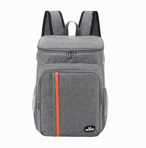 Mochila térmica aislada, Mochila aislada de 18 L, Enfriador Impermeable, Bolsa a Prueba de Fugas, Bolsa de Picnic Ligera, a Prueba de Fugas, Mochila para Playa, Senderismo