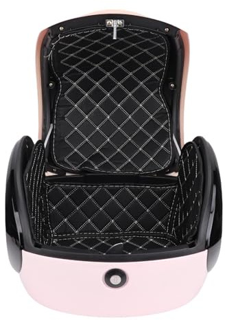 Aramox 32L -Trunk -Gepäckbox, ABS Top Hülle mit Reflektierenden Streifen, Geräumige Heckbox für Motorräder mit Hinteren Gepäckträgern, Tragbar und Leicht (PINK)