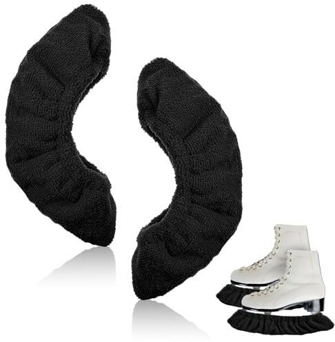 Xinjoduz 2 PCS Ice Skate Guards, Sports Blade Protector for Hockey Skates, Figure and Ice Skates Blade Covers for Toddler Kids Youth Adults-Men Women Boys Girls Skate Guards Figure Skating Hockey