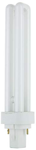 Circle (6 Pack) PLD-26W 830, 2 Pin G24D-3, 26 Watt Double Tube, Compact Fluorescent Light Bulb