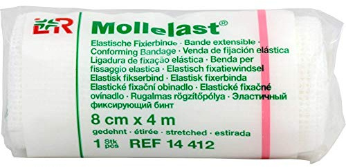 MOLLELAST Binden 8 cmx4 m weiß 20 St