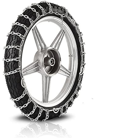 FJZFXKZL Schneeketten, Zweirad-Motorrad Schneekette Mutige Verschlüsselung Schlamm Mountain Road Schneereifen Kettensicherheitskette (Color Name : 275 17)