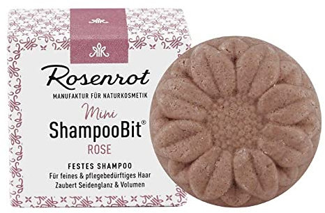 Rosenrot Festes Mini ShampooBit - Rose, 30g (1)
