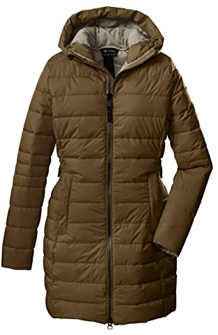 G.I.G.A. DX Donna Parka funzionale casual in look piumino con cappuccio GW 34 WMN QLTD PRK, marrone, 38, 38803-000