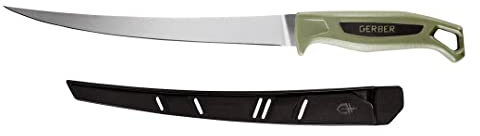 Gerber Filetiermesser mit Messerscheide, Ceviche Fillet 9.0, Mit SaltRx Technologie, Klingenlänge: 23,3 cm, Gewicht: 94 g, 31-004133