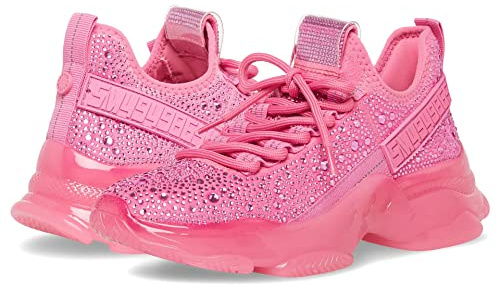 Steve Madden Maxima sneakers för kvinnor, Rosa strass, 40 EU